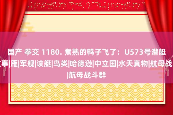 国产 拳交 1180. 煮熟的鸭子飞了：U573号潜艇的故事|雁|军舰|该艇|鸟类|哈德逊|中立国|水天真物|航母战斗群